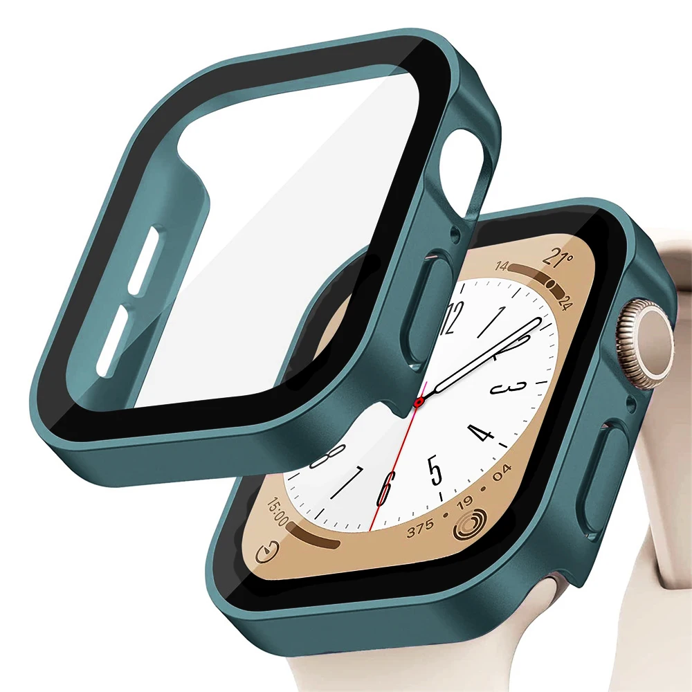 Smartwatch Watch Accessories For Women - Стекло + чехол для Apple Watch