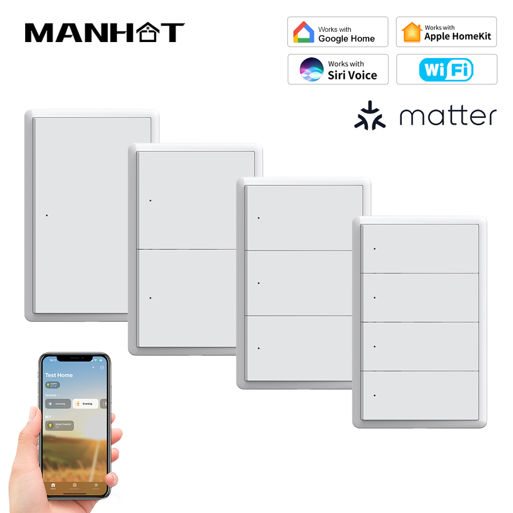 Smart Accessories - Умный Wi-Fi выключатель MANHOT Homekit без