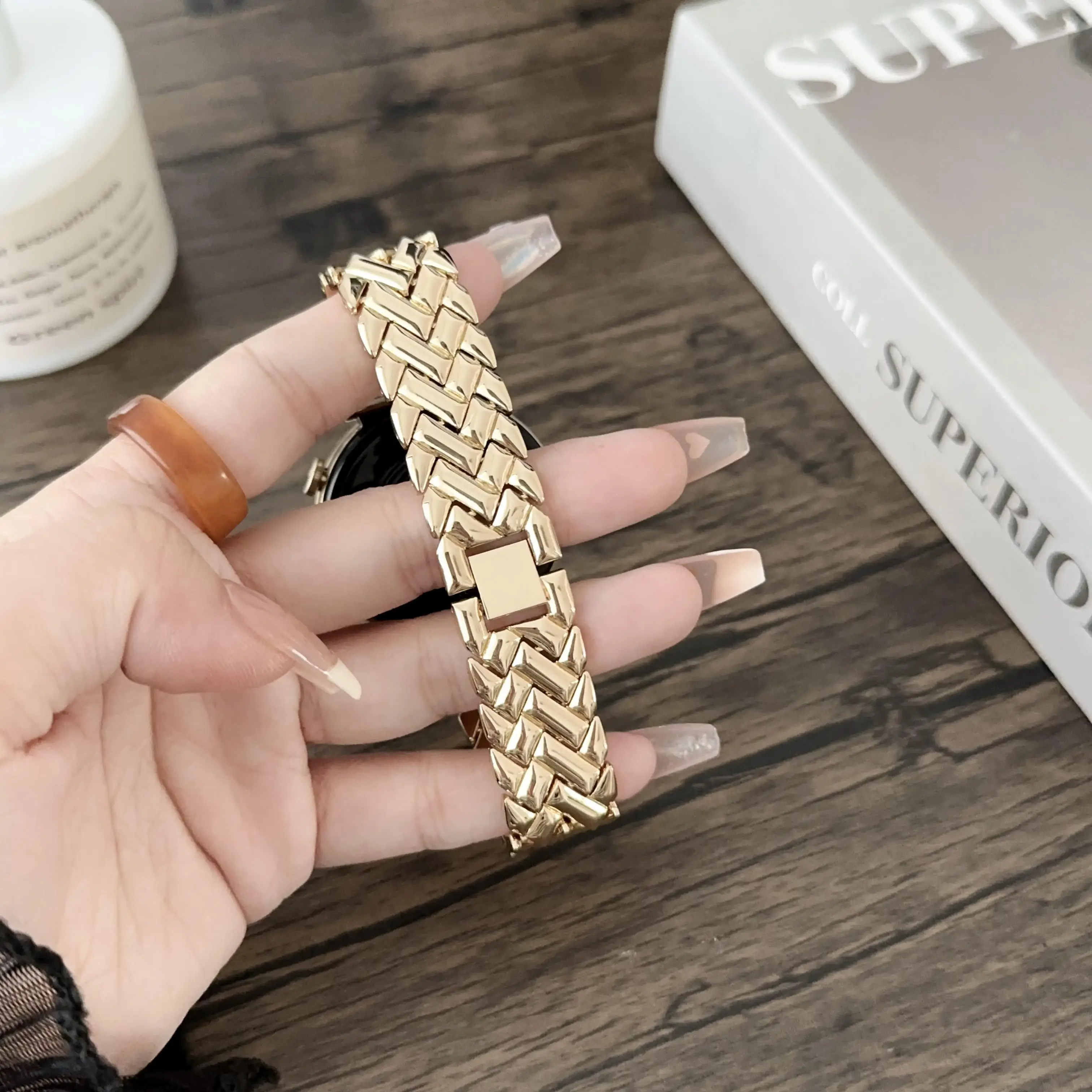 Ремешок из нержавеющей стали д – обзор и цена Fossil Smartwatch Accessories