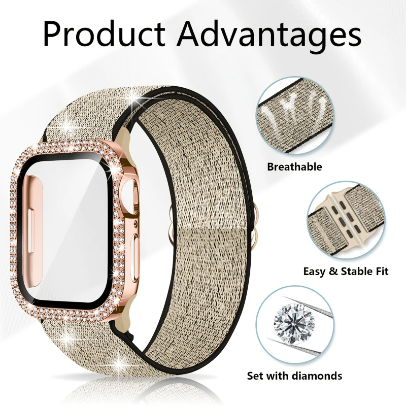 Ремешок + чехол для Apple Watc – обзор и цена Smartwatch Watch Accessories For Women