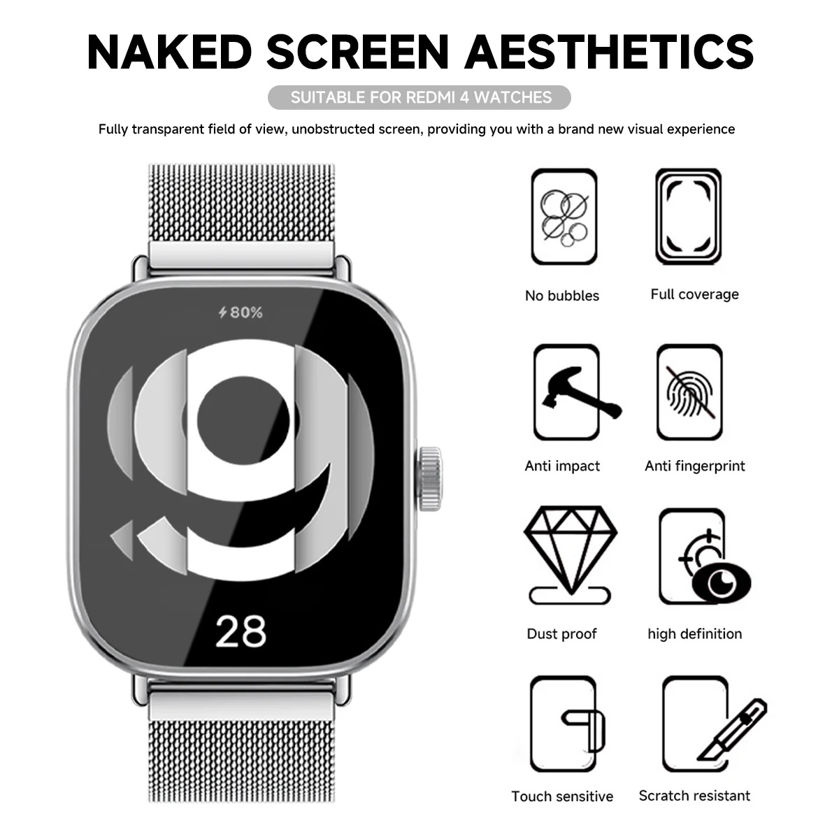 Закаленное стекло для Xiaomi R – обзор и цена Smartwatch Icon