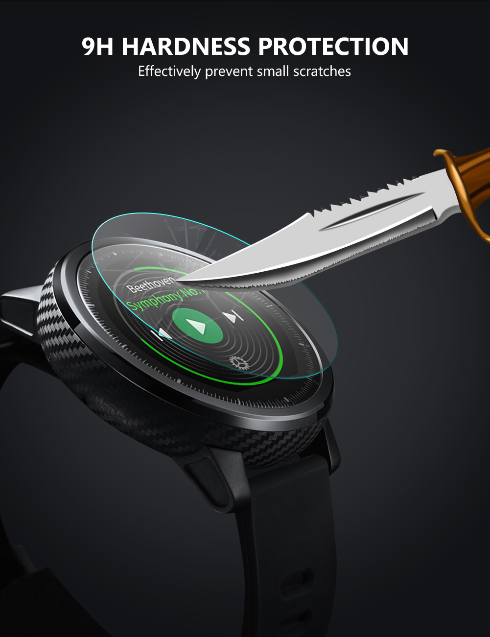 2 шт. Защитной пленки из закал – обзор и цена Smartwatch Icon