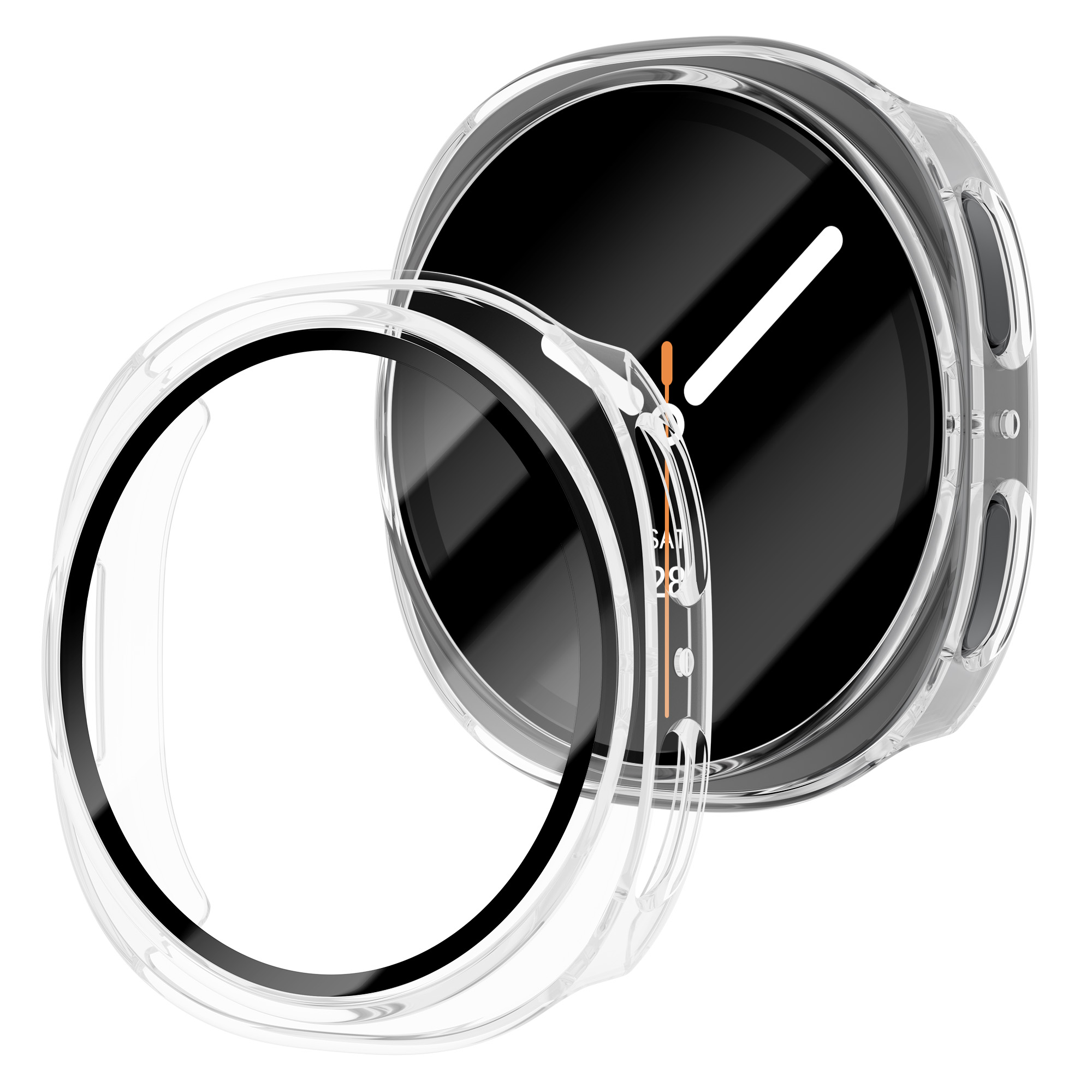 Закаленное стекло + чехол для  – обзор и цена Samsung Smartwatch Accessories
