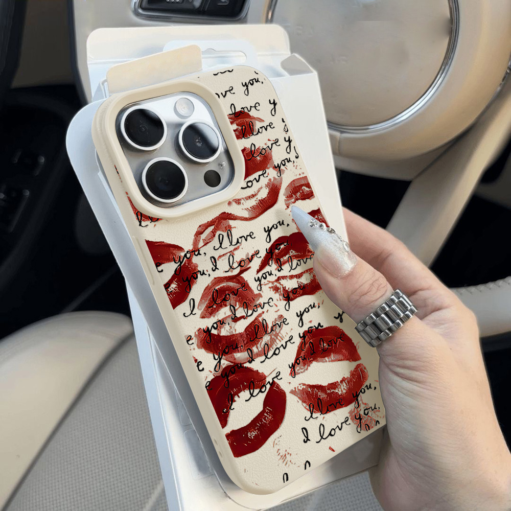 Ярко-красный кожаный чехол для – обзор и цена Apple Iphone 15 Pro Max