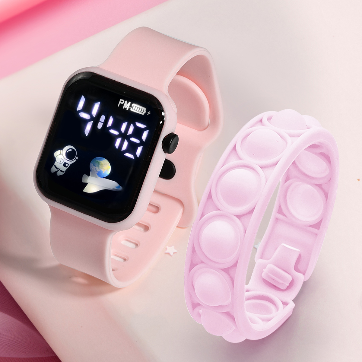 2 шт., Детские умные часы-брас – обзор и цена Smartwatch Icon